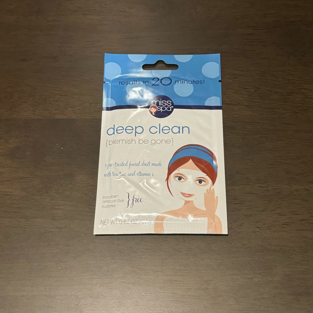Miss Spa Deep Clean Sheet Mask